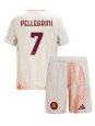 AS Roma Lorenzo Pellegrini #7 Dječji Gostujuci Dres kompleti 2024-25 Kratak Rukavima (+ kratke hlače)